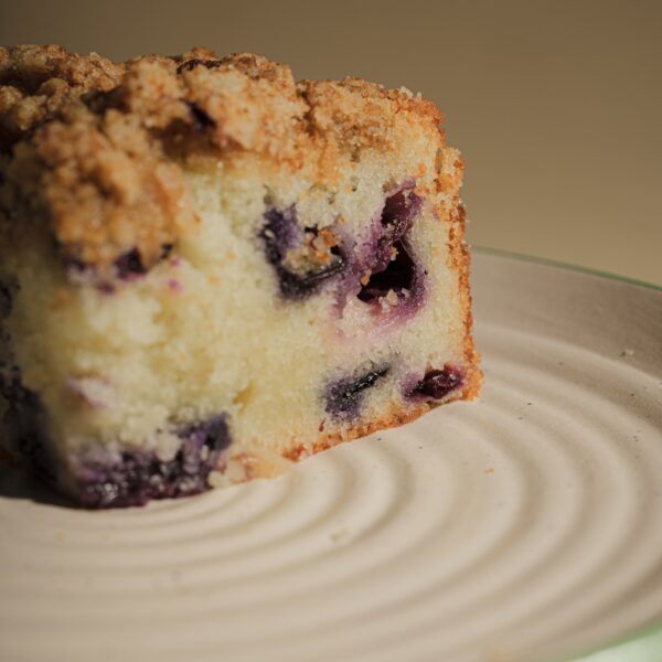 Blueberry Cream Cheese Crumble Cake